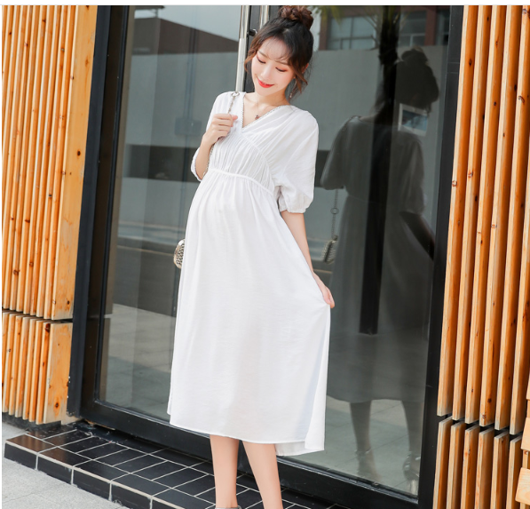 ĐẦM BẦU  VÁY BẦU CÔNG SỞ MÙA XUÂN