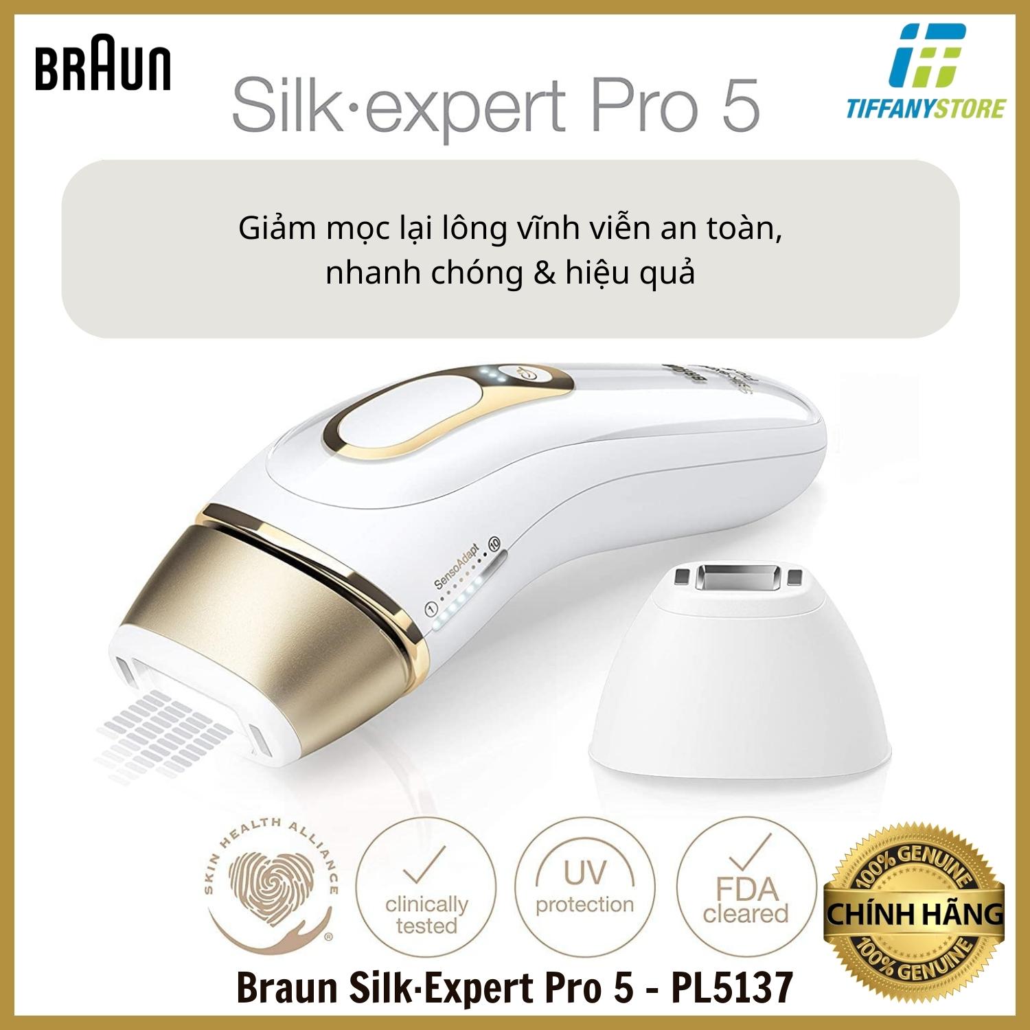 [HCM]Máy triệt lông Braun Silk·Expert Pro 5 - PL5137