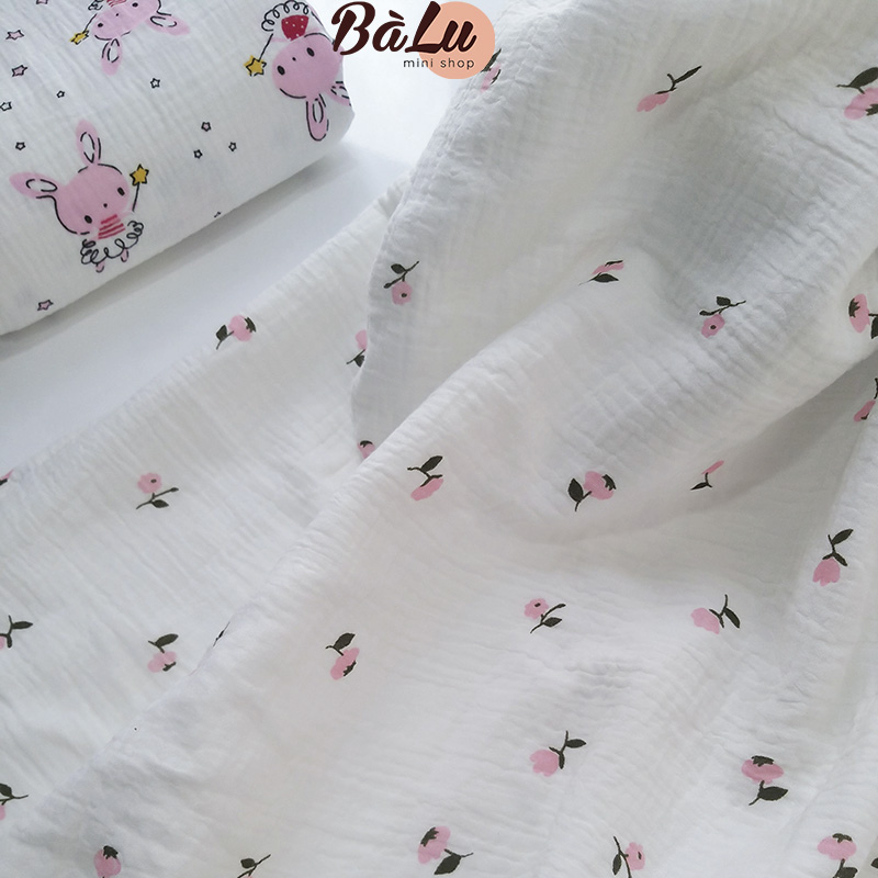 Chăn / Khăn Muslin đa năng 4 lớp