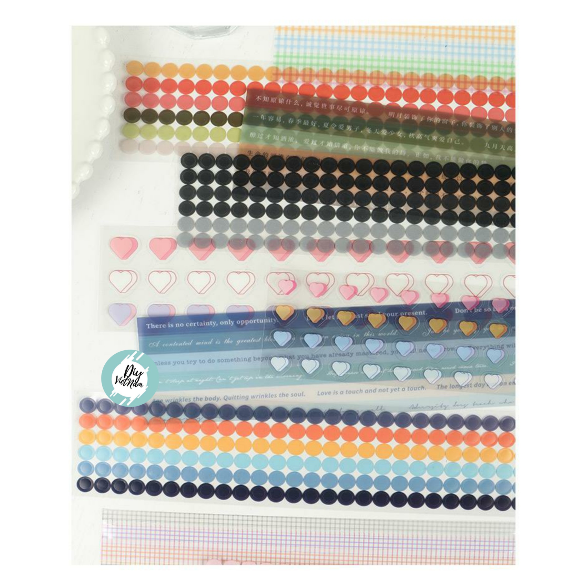 [HCM]STICKER DÂY CHẤM DOT