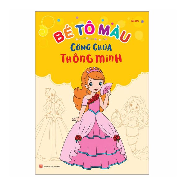 Sách - bé tô màu công chúa thông minh