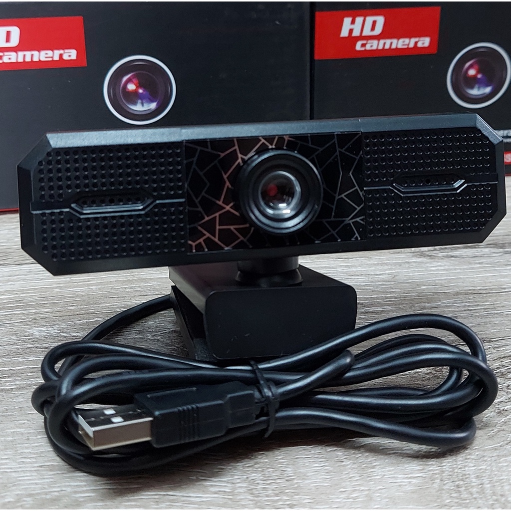 Webcam giá rẻ V8 FullHD 1080p có Mic rõ nét