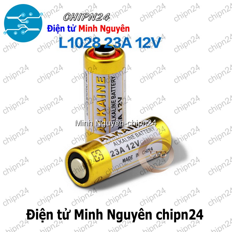 [2 viên] Pin Remote Cửa Cuốn 12V 23A - HH001302