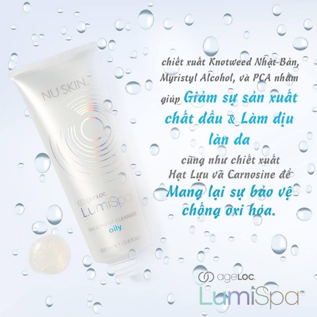Sữa rửa mặt cho da dầu Lumispa