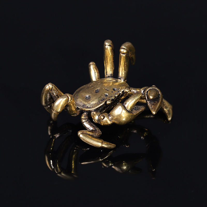 Tượng Phong Thủy Hình Con Cua (Kích Thước: 5.4cm x 4.9cm)