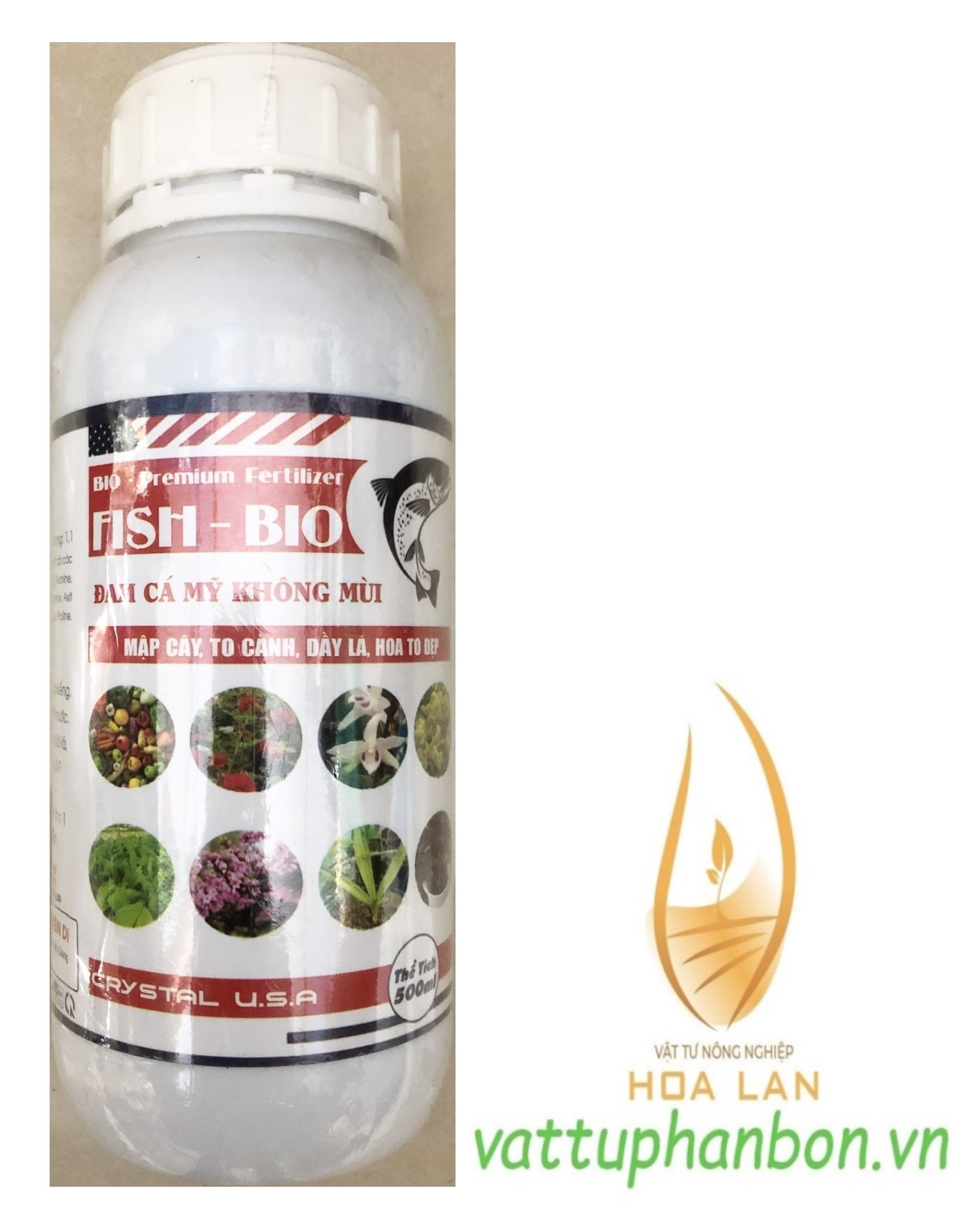 Phân đạm cá mỹ bio fish không mùi fish - bio - #116a# 500ml