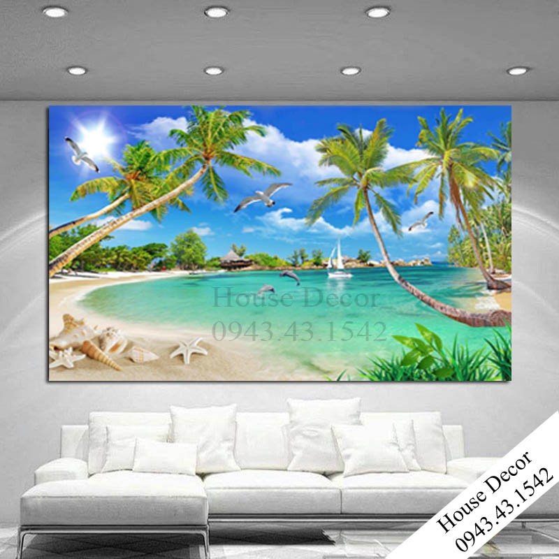 Tranh dán tường - Tranh treo tường phòng khách - Hỗ trợ in khổ lớn - TD01 - Tranh trang trí, tranh treo tường, tranh treo phòng khách, tranh treo phòng ngủ, tranh treo tường 3D, tranh nghệ thuật, tranh phong thủy