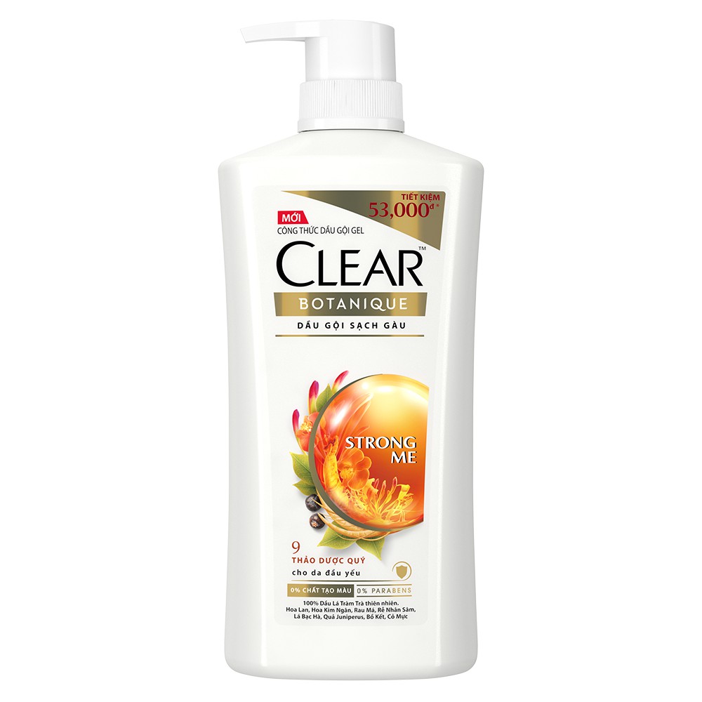 [HCM] Dầu Gội CLEAR 630g-Thảo Dược