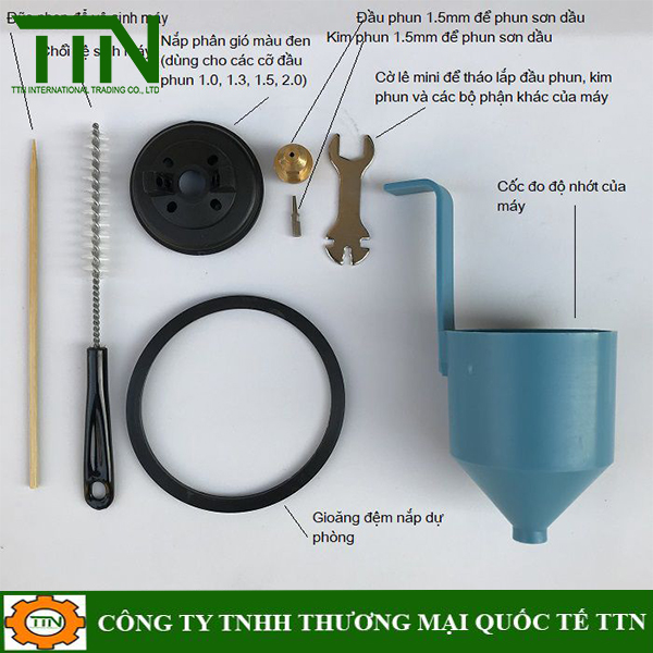 Máy phun sơn cầm tay đa năng Haupon TM71