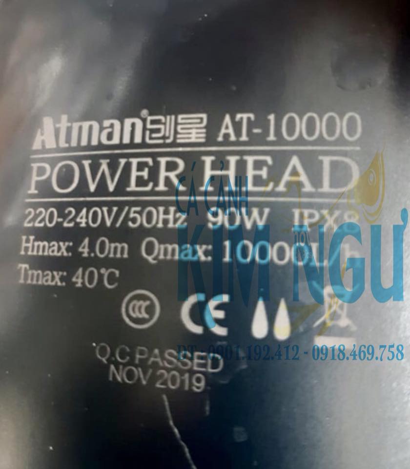 Máy Bơm Nước Hồ Cá Atman AT 10000 (90W)
