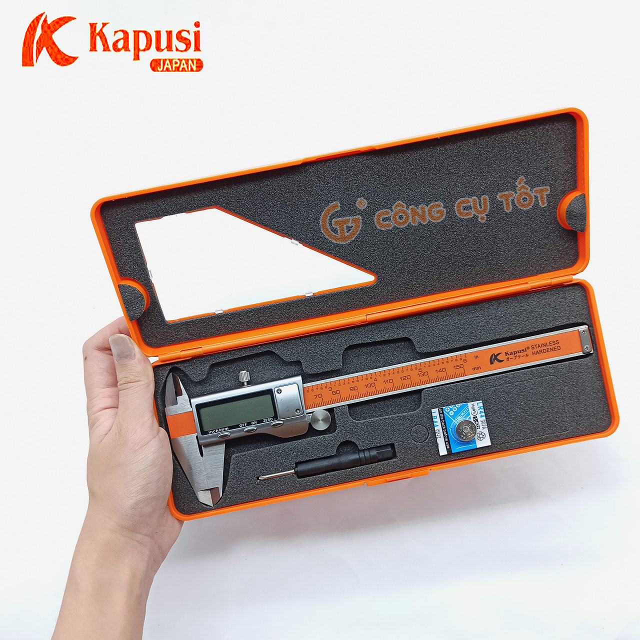 Thước kẹp, thước cặp điện tử Kapusi 150mm