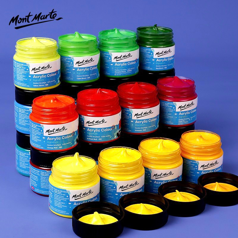 Màu acrylic 3d cao cấp mont marte 100ml - chính hãng