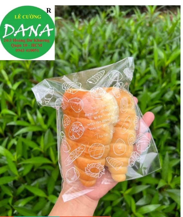 Túi đựng bánh dán miệng (10 cái)