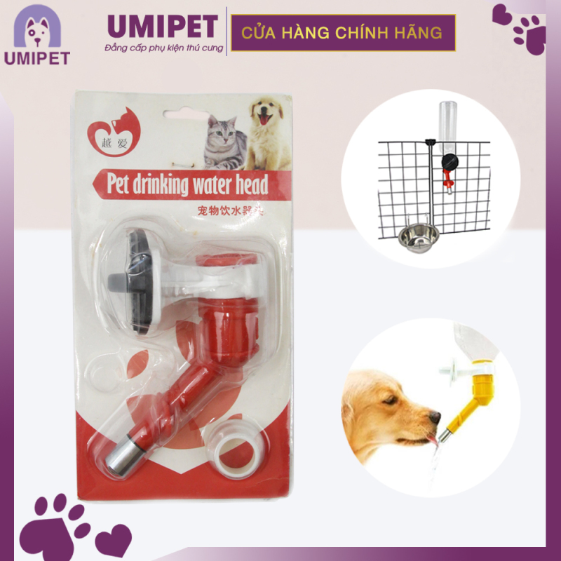 VÒI UỐNG NƯỚC TREO CHUỒNG CHO CHÓ MÈO UMIPET