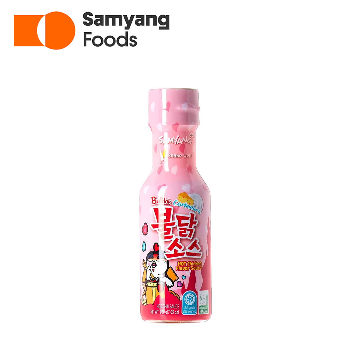 Sốt chấm gà cay vị carbonara hot chicken flavour sauce carbonara samyang 200 gram