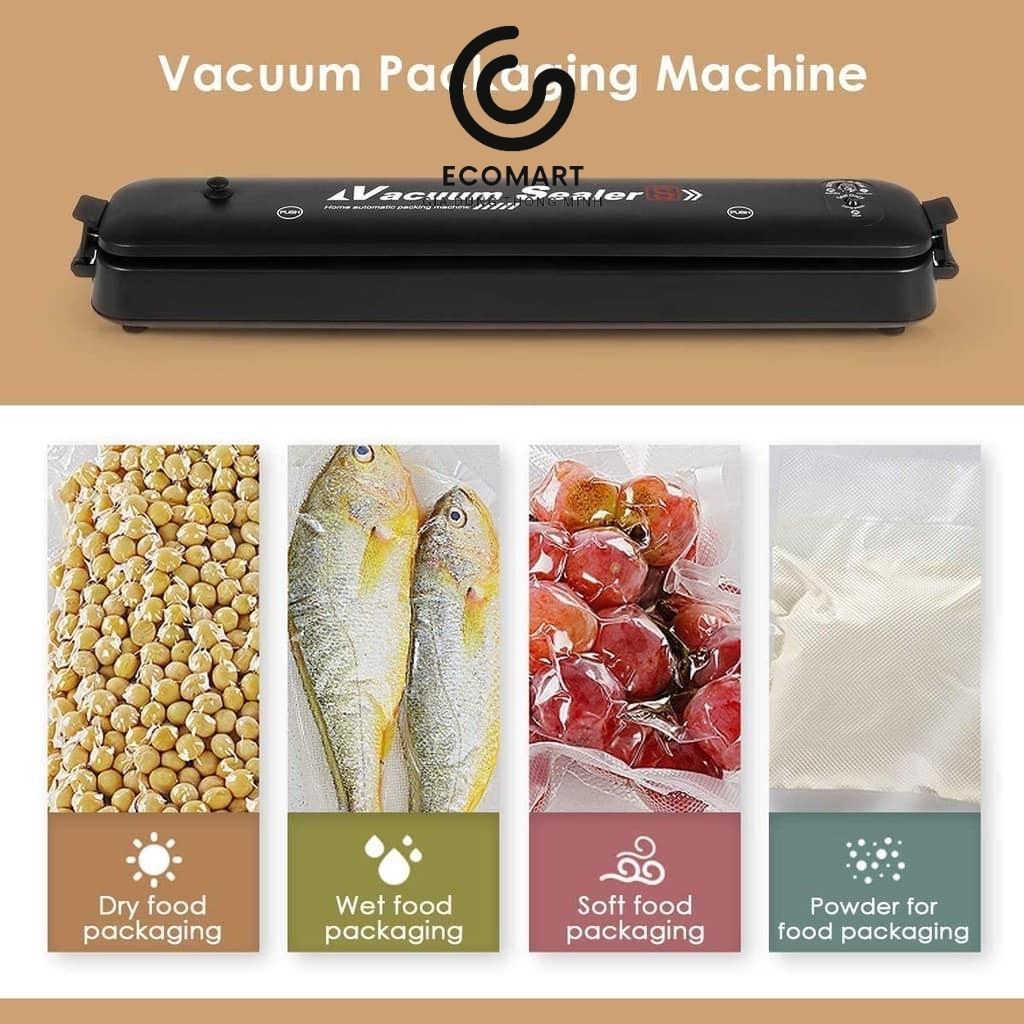 Máy hút chân không - hút thực phẩm kèm hàn miệng túi vacuum sealer