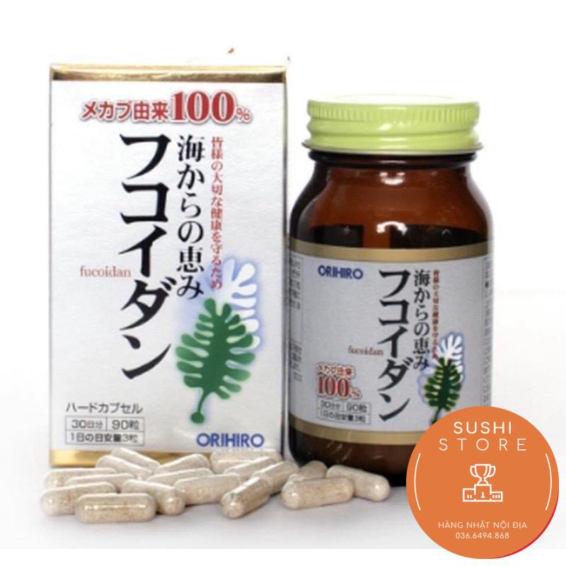 Viên uống tảo Fucoidan Okinawa xanh 180 viên Nhật Bản