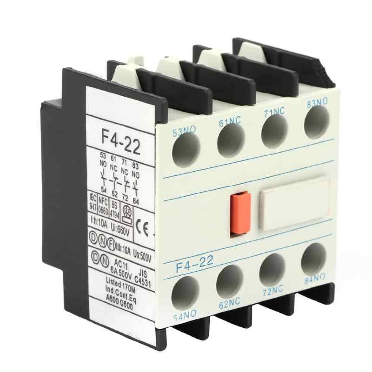 Tiếp điểm phụ khởi động từ F4-11 , F4-22 , tiếp điểm contactor, phụ kiện contactor