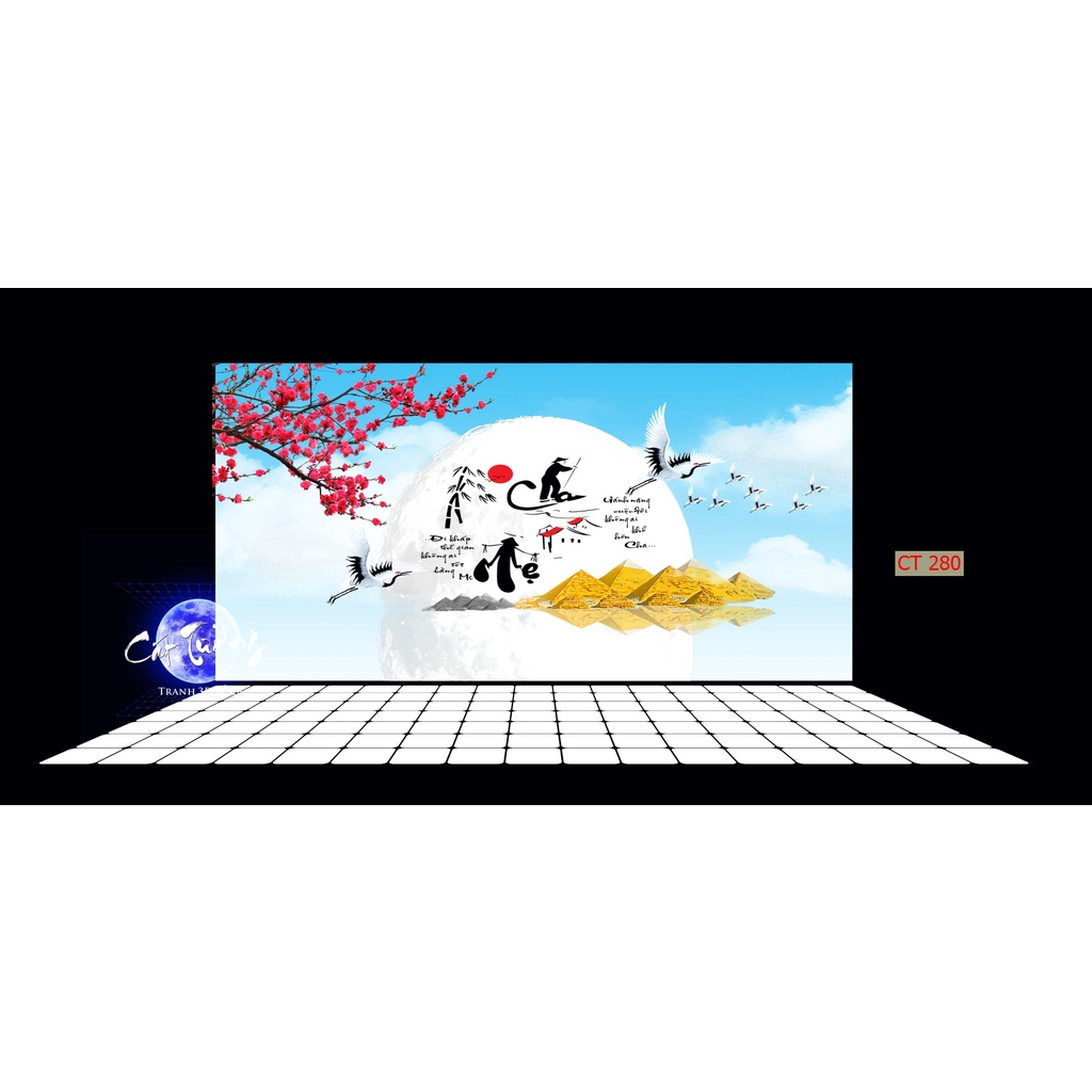 Tranh 3d dán bể cá thủy sinh, bể cá rồng