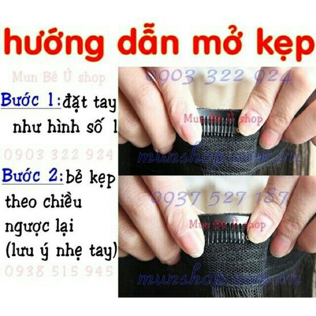TÓC GIẢ MÁI XOĂN DÀI DỄ THƯƠNG