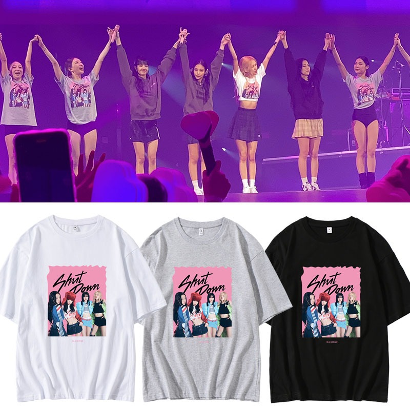 BLACKPINK born pink shut down T-shirt