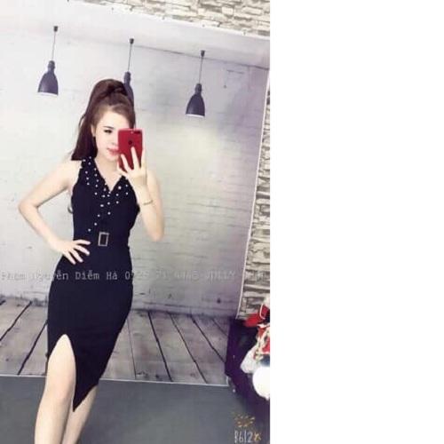 Đầm body kết cườm HM