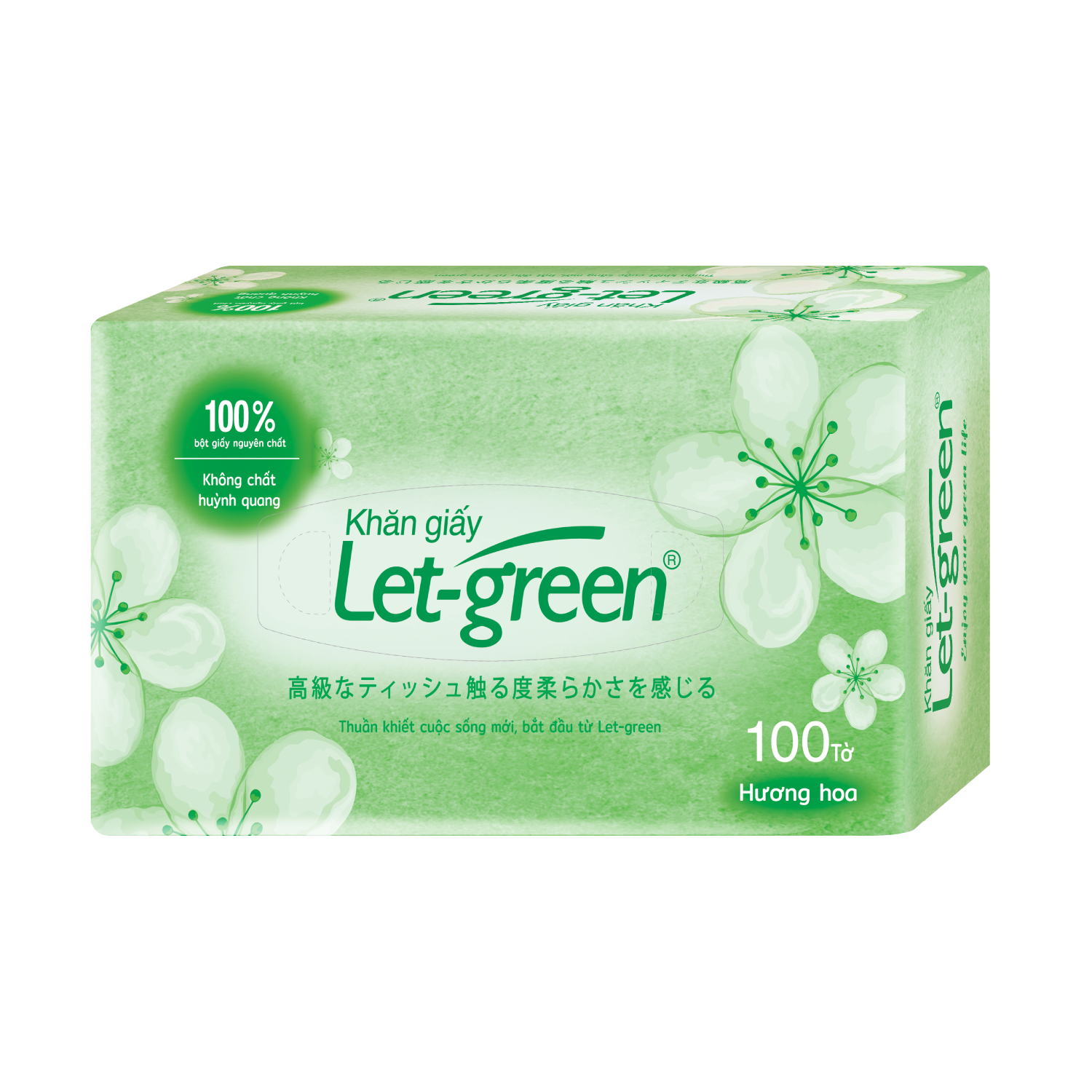 Khăn giấy hộp Let-Green 160 tờ