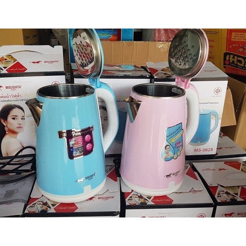 Ấm siêu tốc 2 lớp JipLai Thái Lan 2.5L 2020