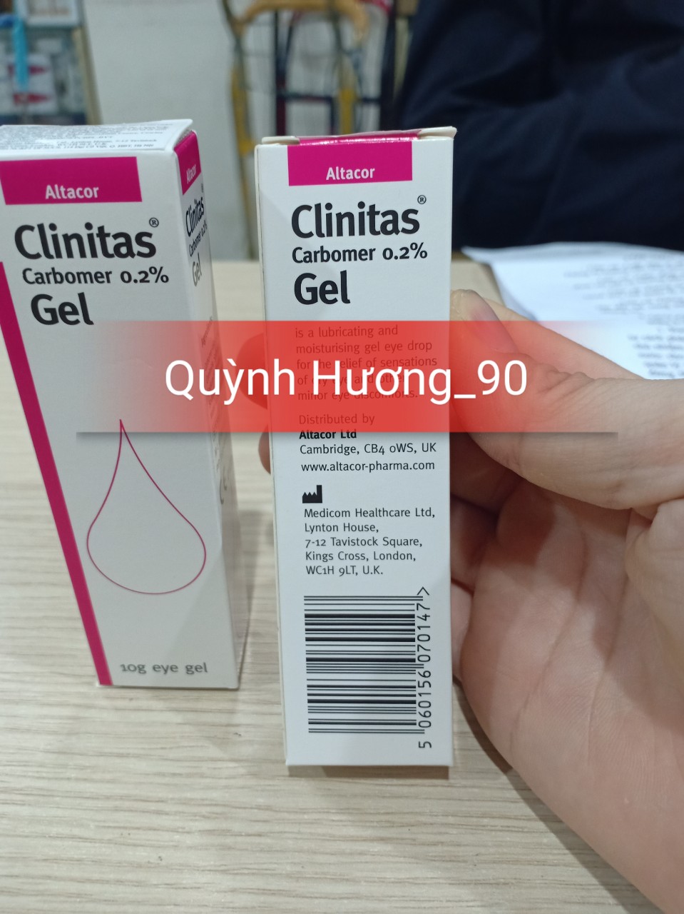 Gel tra mắt CLINITAS dành cho mắt khô