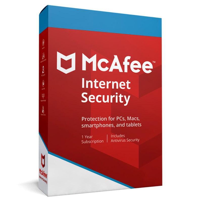 Bảng giá Phần mềm McAfee Internet Security 2020 10 thiết bị / 1 năm Phong Vũ