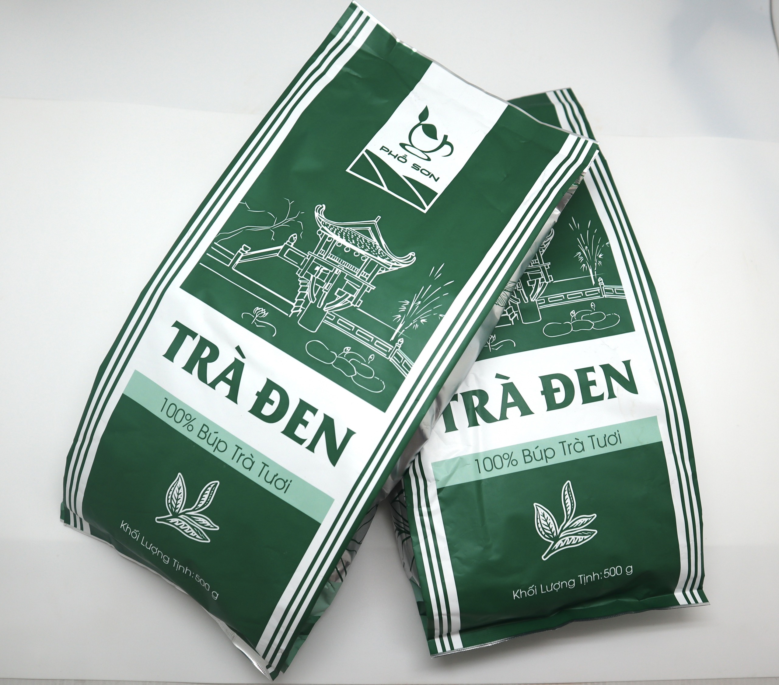 Trà Phổ Sơn 500gr [ Trà đen - Trà xanh lài ]