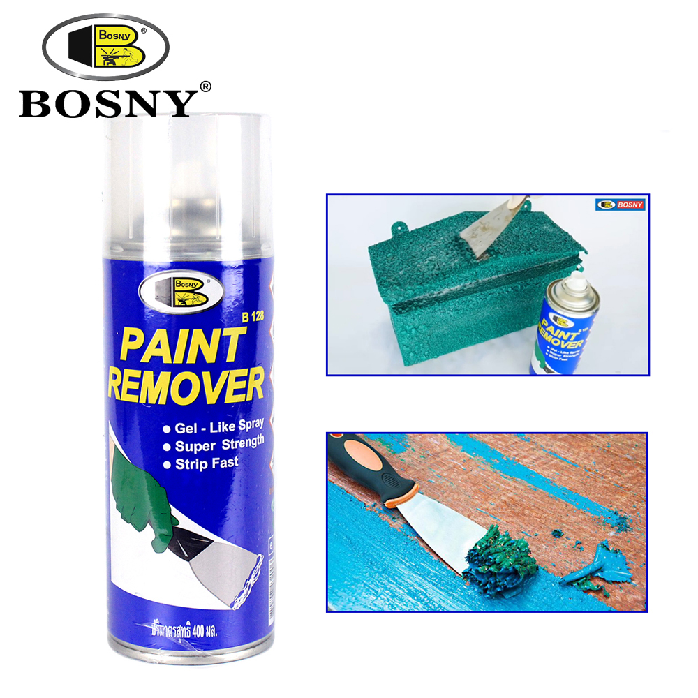 Chai xịt tẩy sơn bosny paint remover b128 400ml