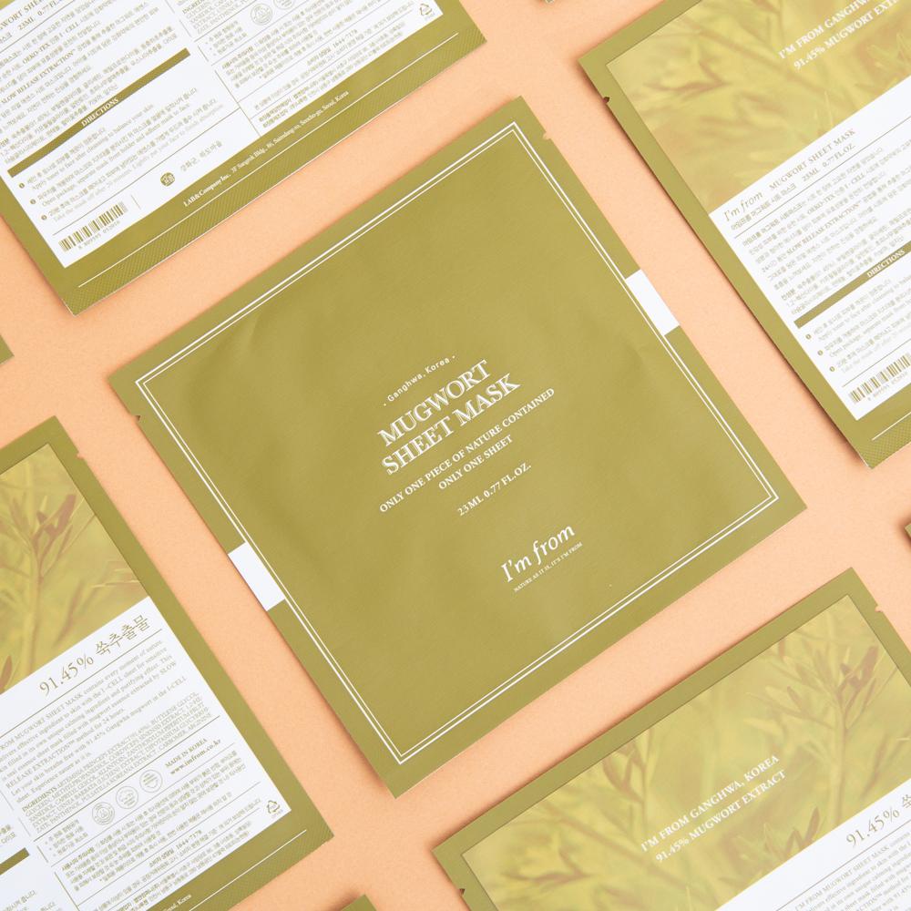 [HÀNG QT KHÔNG BÁN] I'm From Mặt nạ giấy Mugwort Sheet mask 23ml