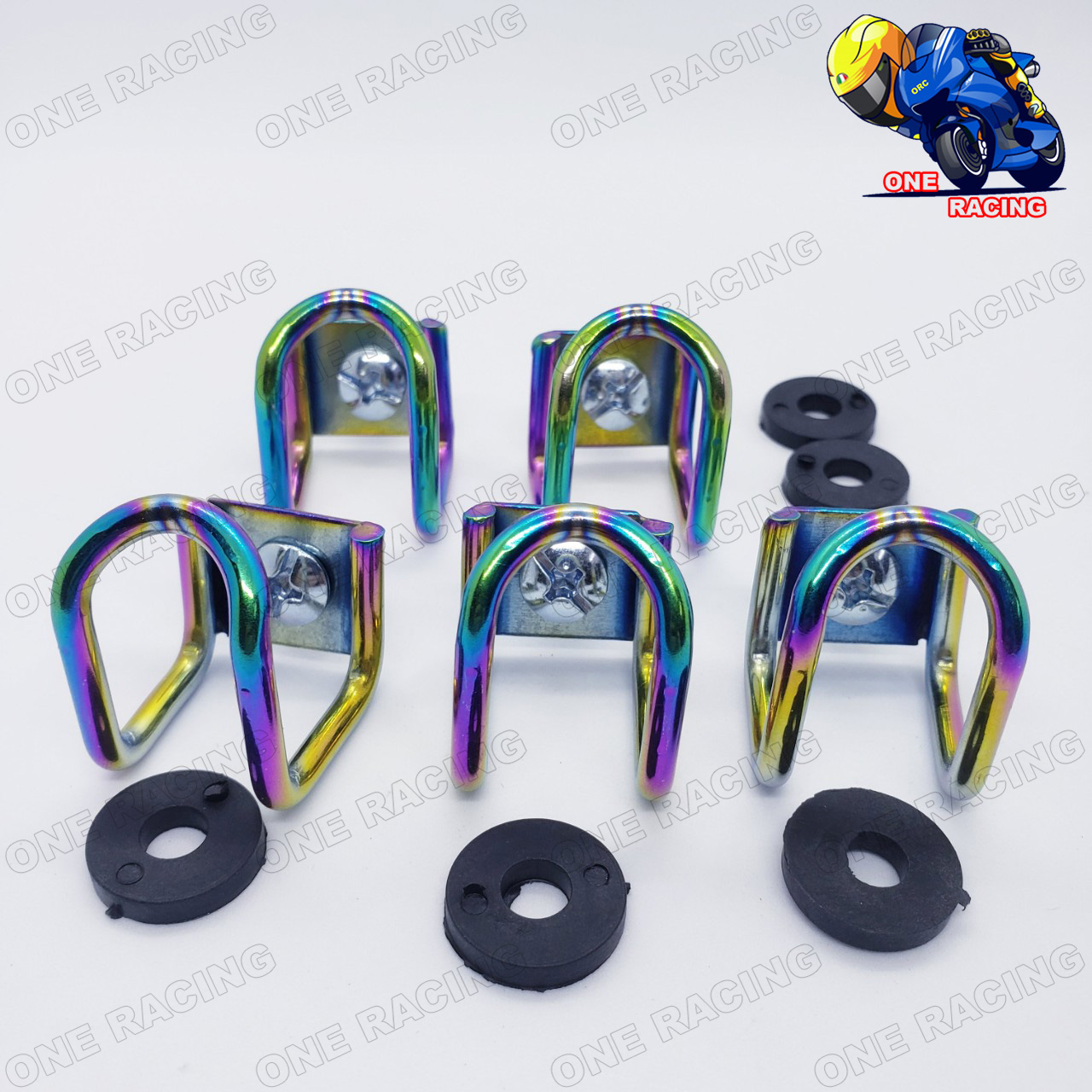 Móc treo đồ xe máy titan, mẫu cao cấp, ONE RACING