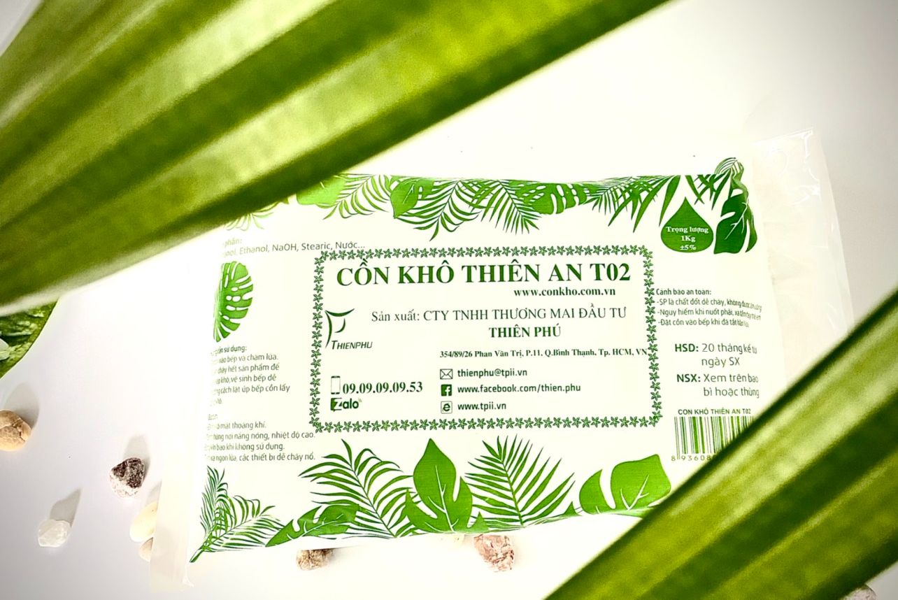 Cồn khô Thiên An loại 2 - MSP : T02