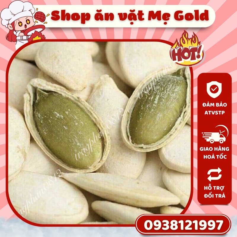 Hạt bí rang thơm giòn, siêu sạch (500g)