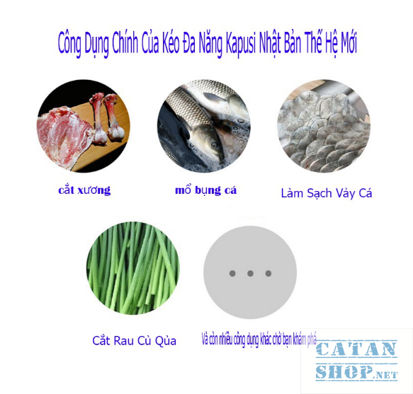 [HCM]Kéo cắt gà sk5 kéo làm bếp đa năng nội địa nhật siêu sắc cắt gà cắt vịt và các thịt các loại GD424-KeoSK5