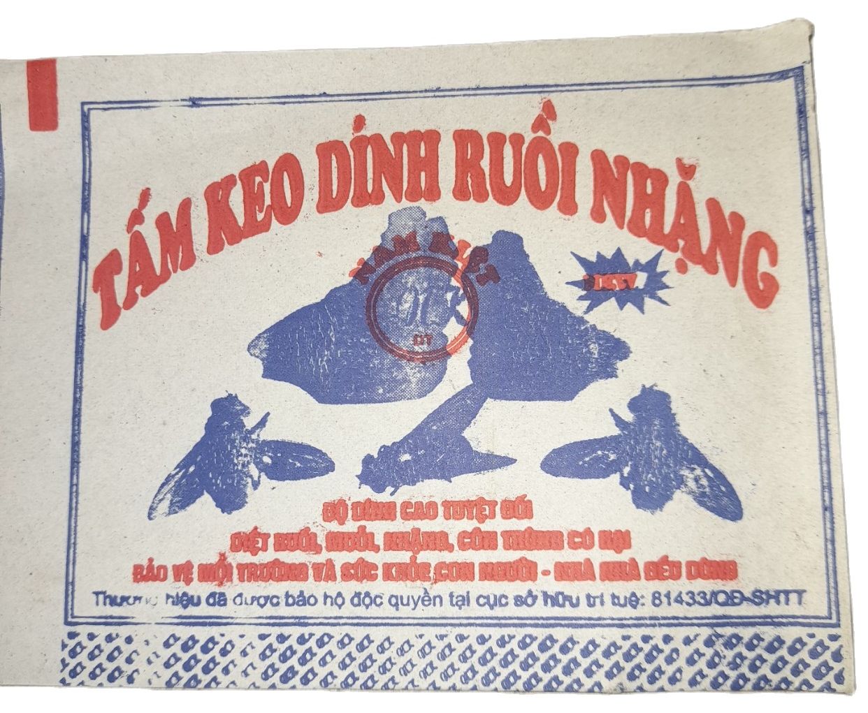 TẤM KEO DÍNH RUỒI NHẶNG (KEO BẪY RUỒI) – 30 TẤM.