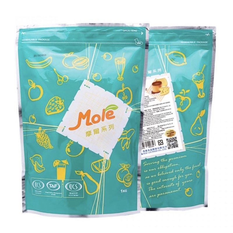 Bột pudding mole đủ vị 1kg