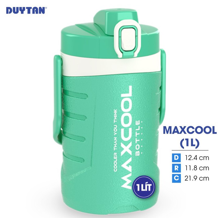 [BÌNH 1,5LÍT-DUY TÂN] Bình Giữ Nhiệt Nhựa Duy Tân MaxCool 1.5 Lít có vòi, có quai xách tiện lợi - BÁCH HÓA NAHUY
