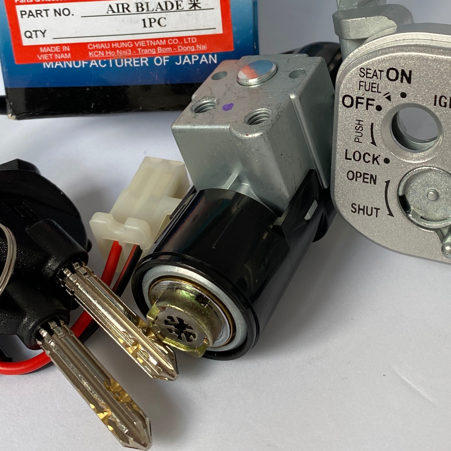Ổ Khóa Từ 8 Cạnh Honda Air Blade 110