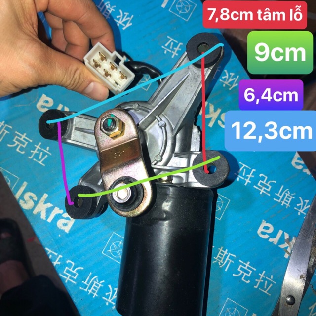 Sản phẩm gia đình làm: Củ gạt mua Thâ-cô 12v 24v chân háng to, phụ kiện thay thế, đồ bền cao, cam kết như hình