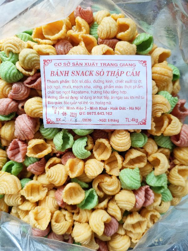 1kg Snack sò đủ vị giòn tan