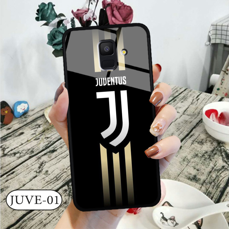 Ốp lưng kính 3D Samsung A6 2018 hình đội bóng