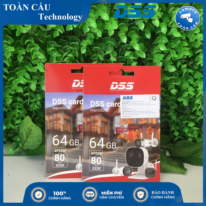 [100% CHÍNH HÃNG] Thẻ nhớ 64gb DAHUA DSS - Tốc Độ Đọc Class 10 - Camera Toàn Cầu