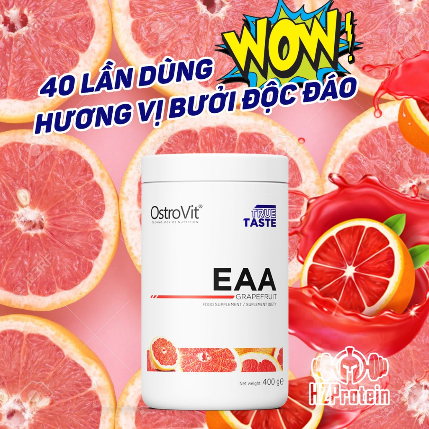 OSTROVIT EAA - BỔ SUNG EAA HỖ TRỢ PHỤC HỒI, PHÁT TRIỂN CƠ BẮP (40 LẦN DÙNG)