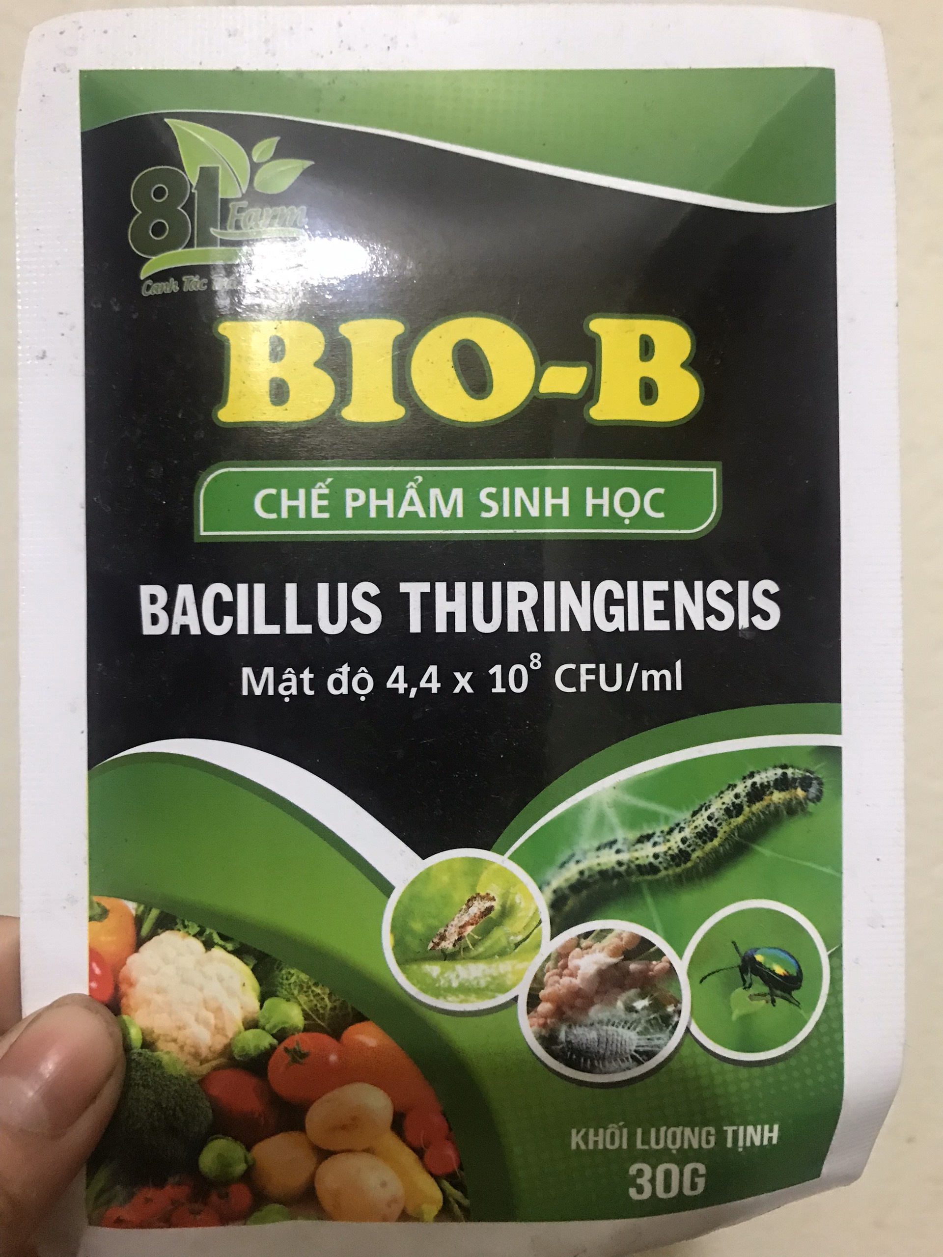 2 gói Chế phẩm sinh học trừ sâu BIO-B (1 gói 30g)