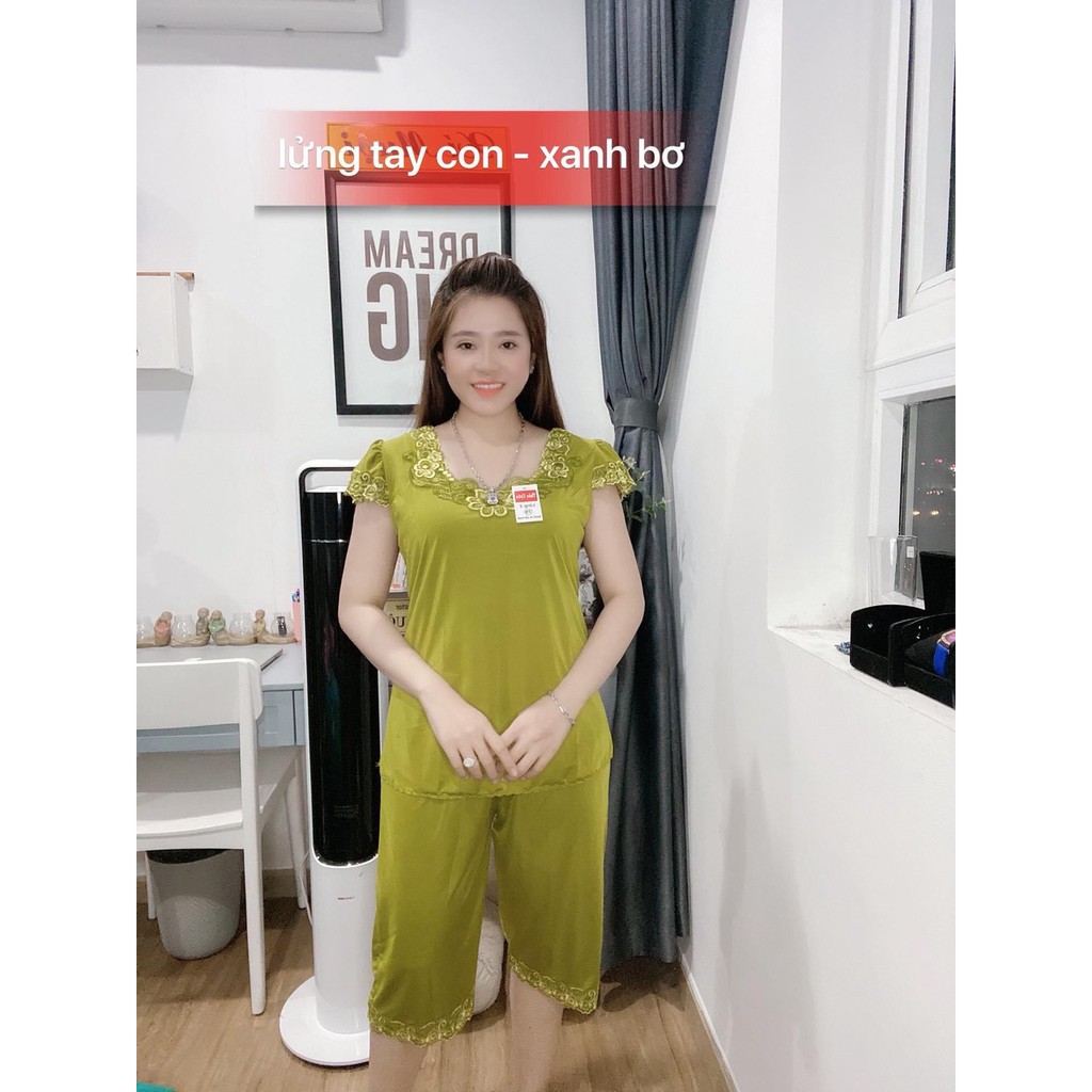 [FreeshipMAX] [HCM]ĐỒ BỘ NỮ MẶC NHÀ THUN LẠNH NHIỀU MÀU