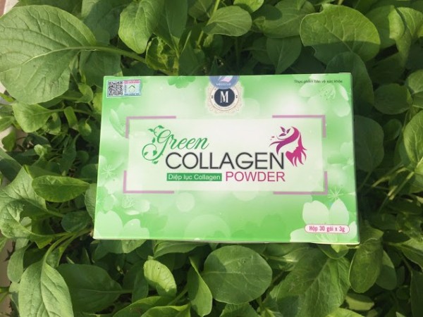 [HCM]Diệp lục collagen 30 gói chính hãng – trẻ hóa làn da giảm thâm nám tàn nhang giảm mụn nhập khẩu