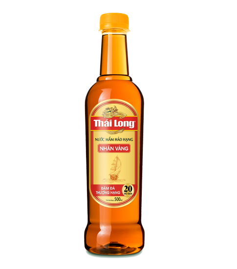 [HCM]Thùng 24 chai Nước Mắm Thái Long Nhãn Vàng 20N (500ml)